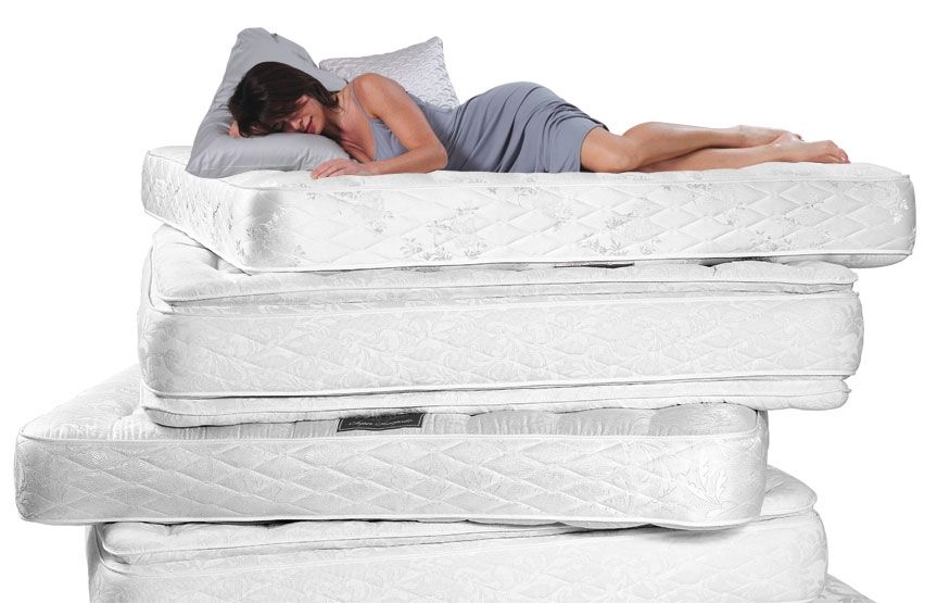 can you sleep on a stack of mattress